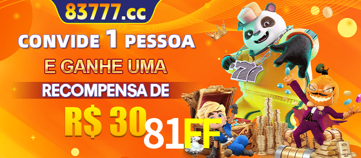 Banner institucional da 81FF sobre parceria de marcas e criação de uma marca de excelência, apresentando os mascotes de jogos populares como o Fortune Tiger.
